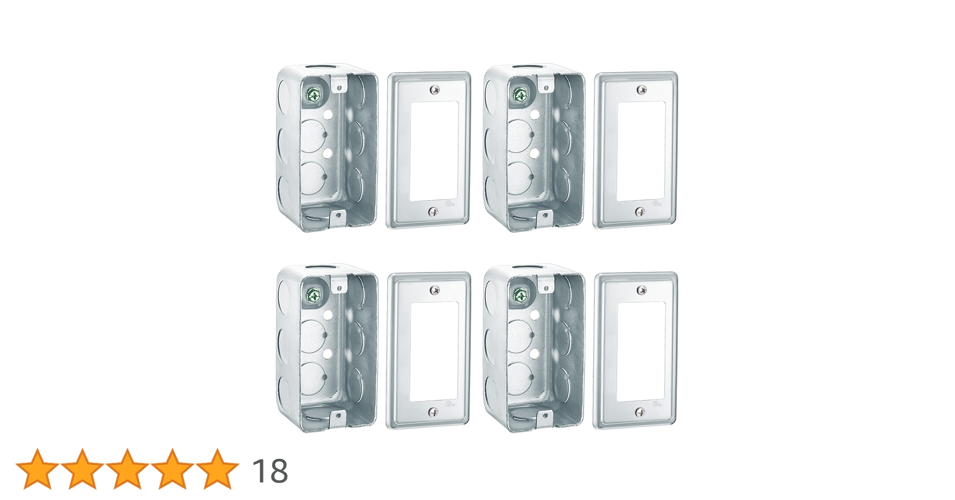 Amazon | Copkim 4セット 8個 4 x 2インチ 電気ジャンクション