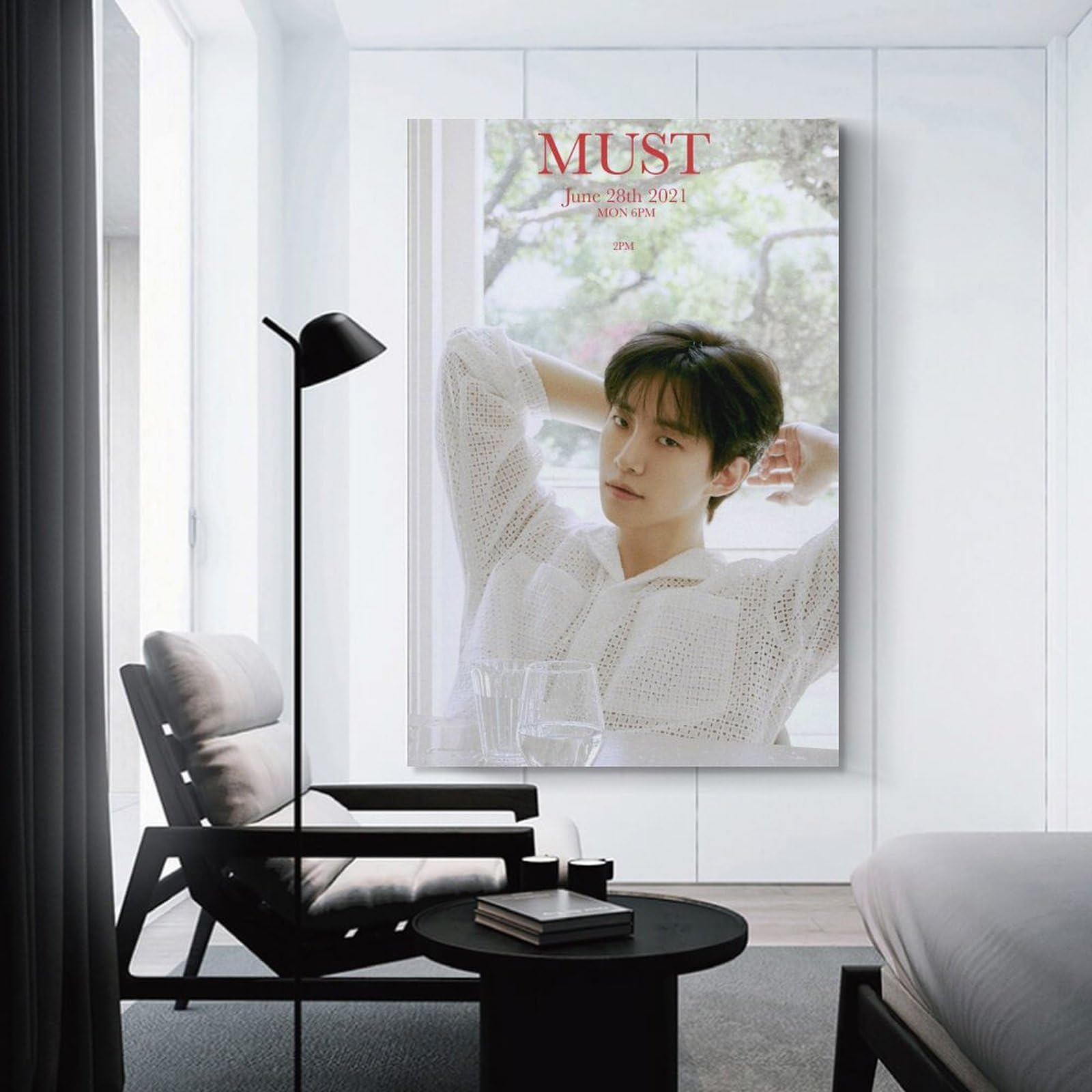 2PM ジュノ アートボード Amazon｜JunHo ジュノ 2PM トゥーピーエム MUST Bandキャンバス