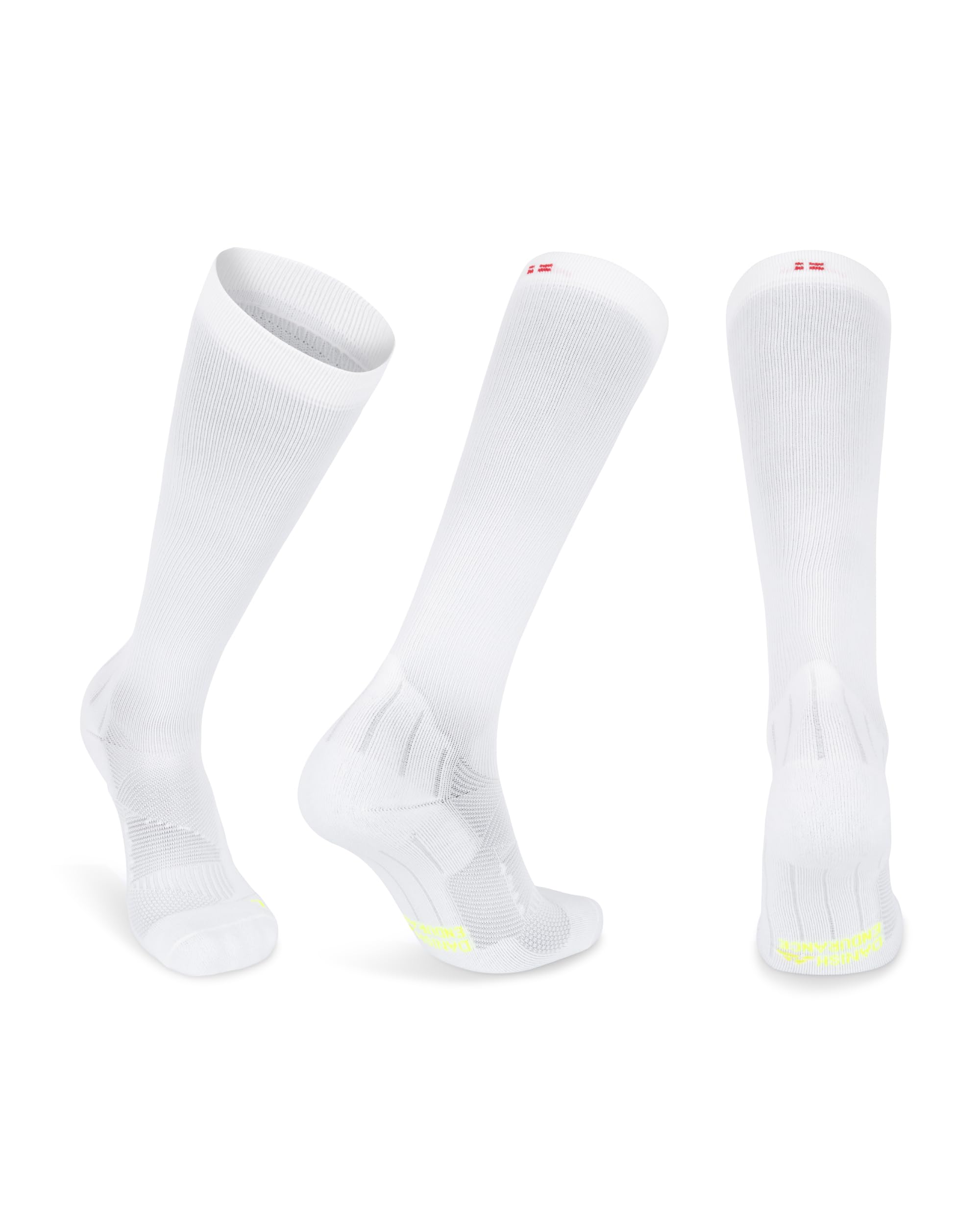 DANISH ENDURANCE Calze Compressione Graduata Donna e Uomo 21-26mmHg, Gambaletti, Calze Compressive per Recupero, Circolazione, Viaggi, 1 Paia
