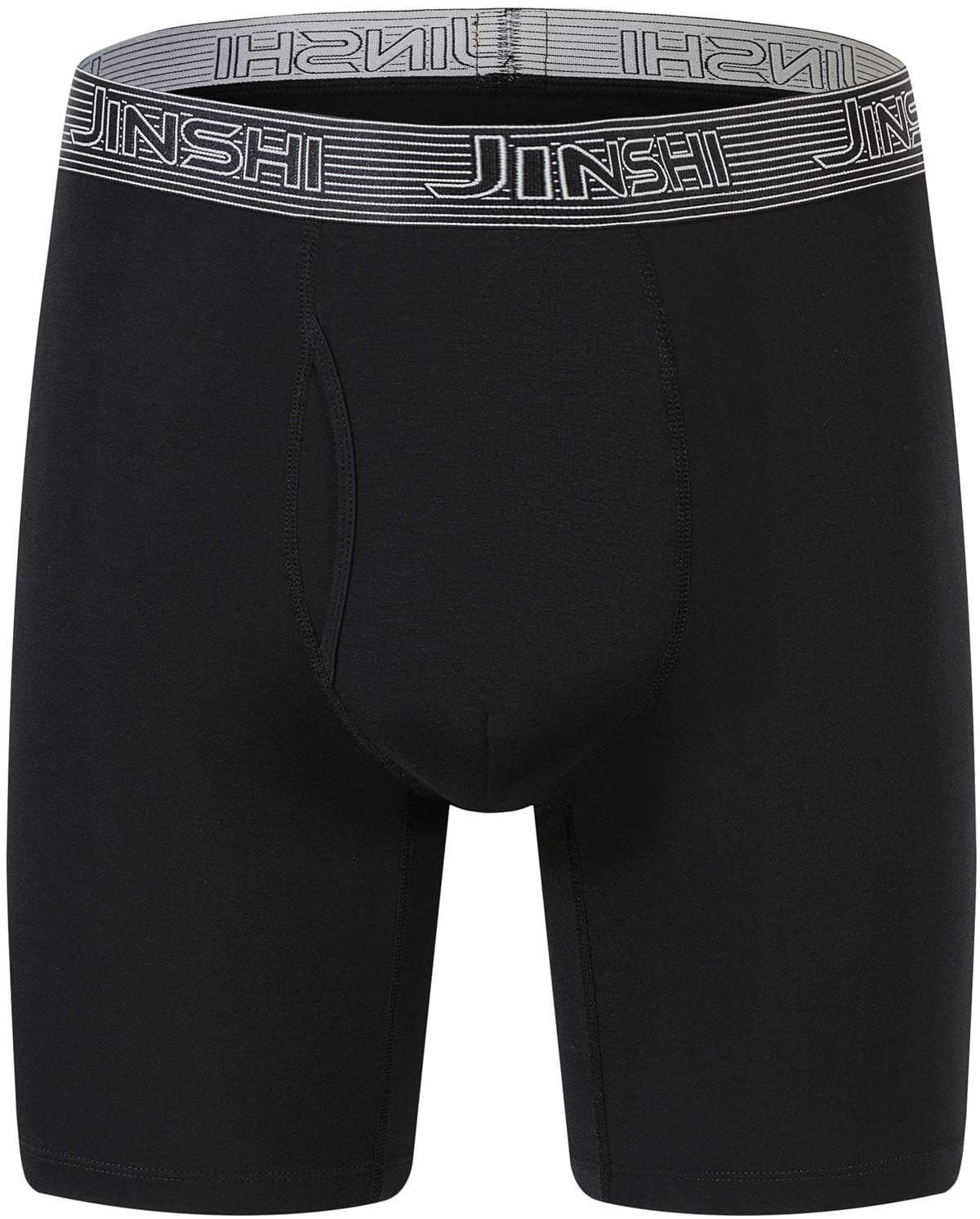 JINSHI męskie bokserki Bokserki długa miękka bielizna Trunk, 6 x 412-01, 3XL
