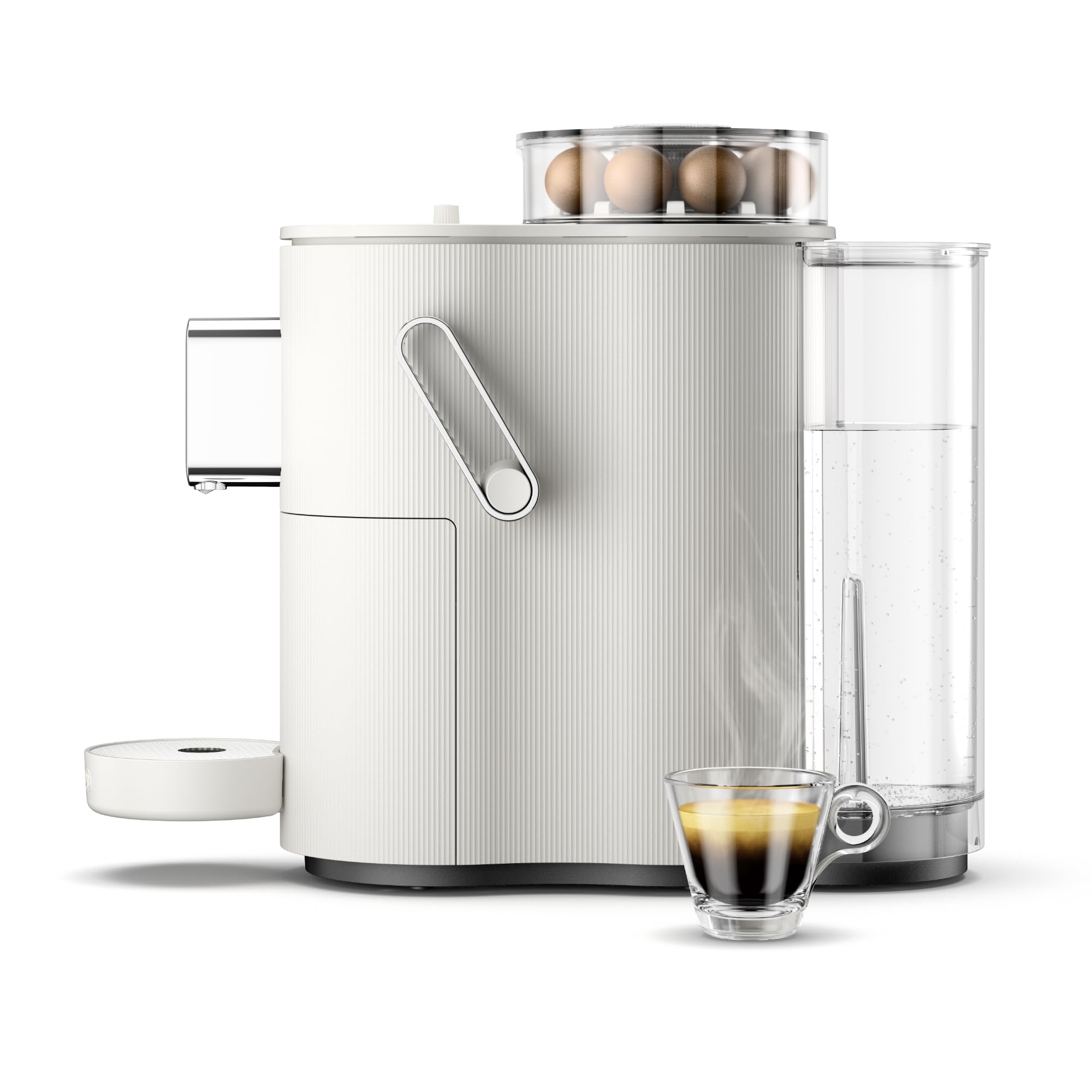 CoffeeB Globe Blanche – machine à café pour boules de café, 1,3 L