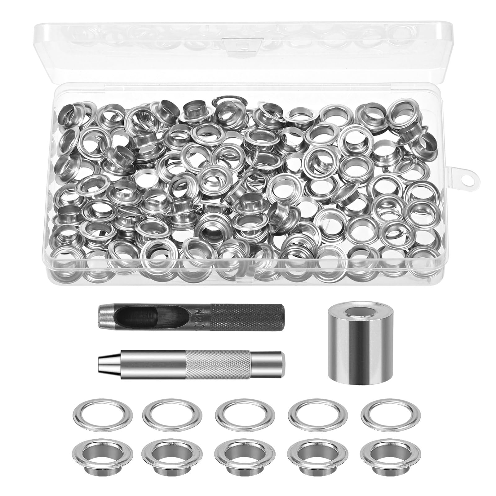 AGBERG - Viti Filettate M10 X 70 Mm (5 Pezzi) In Acciaio Inox VA A2 V2A - Perno Filettato Con Testa Conica E Esagono Incassato - DIN 913 - ISO 4026 - Foto 9