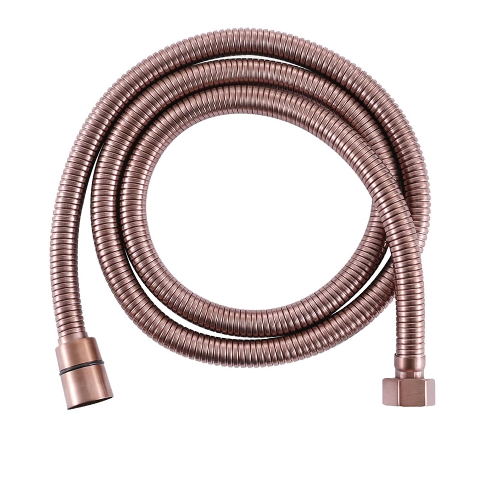 Poasdjdc Color6 Shower Hose Stainless Steel Corrugated Pipes Multicolor 120-180Cm Shower Bidet Sprayer Replacement(,180Cm)