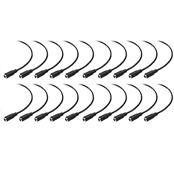 Vincenvolt 3.5mm Female DC Pin Jack Cable Connector With Wire (20)