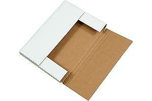 Boxes Fast BFM1291 Corrugated Cardboard Easy-Fold Mailers, 12" x 9" x 1"