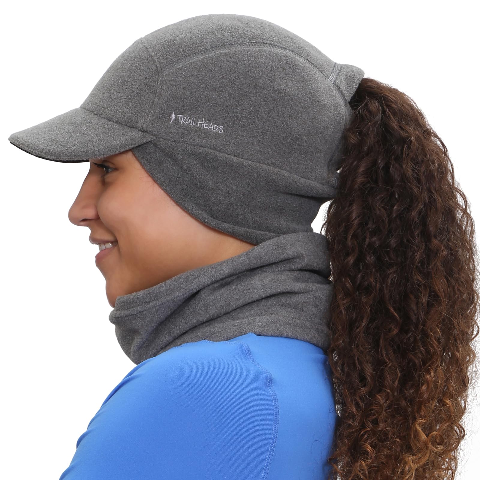 TrailHeads Damen Trailblazer Adventure Pferdeschwanzmütze und Microfleece Halswärmer Geschenkset
