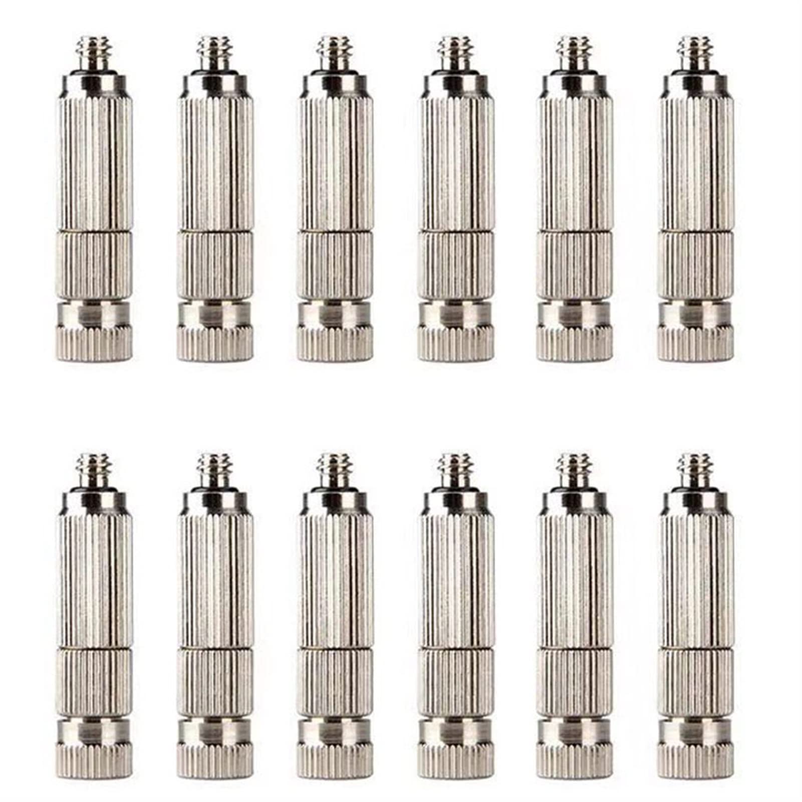 SHALLEZSOU Misting Nozzles Brass Mister Nozzles 20PCS Misting For Cooling System High Pressure UNC10-24(0.8mm)