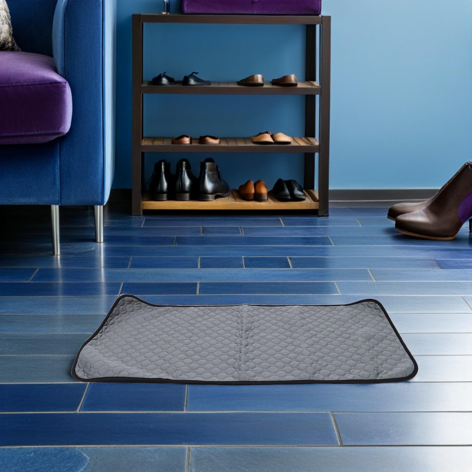 GLEAVI 3piezas Empapadores Reutilizables para Mascotas Tapete Absorbente Lavable para Perros y Gatos Empapador para Entrenamiento de Cachorros para Uso Interiores