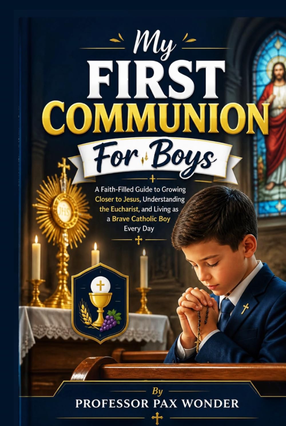 My First Communion For Boys: A Faith-Filled Guide to Growing Closer to Jesus, Understanding the Eucharist, and Living as a Brave Catholic Boy Every Day (Stories Of The Saints)