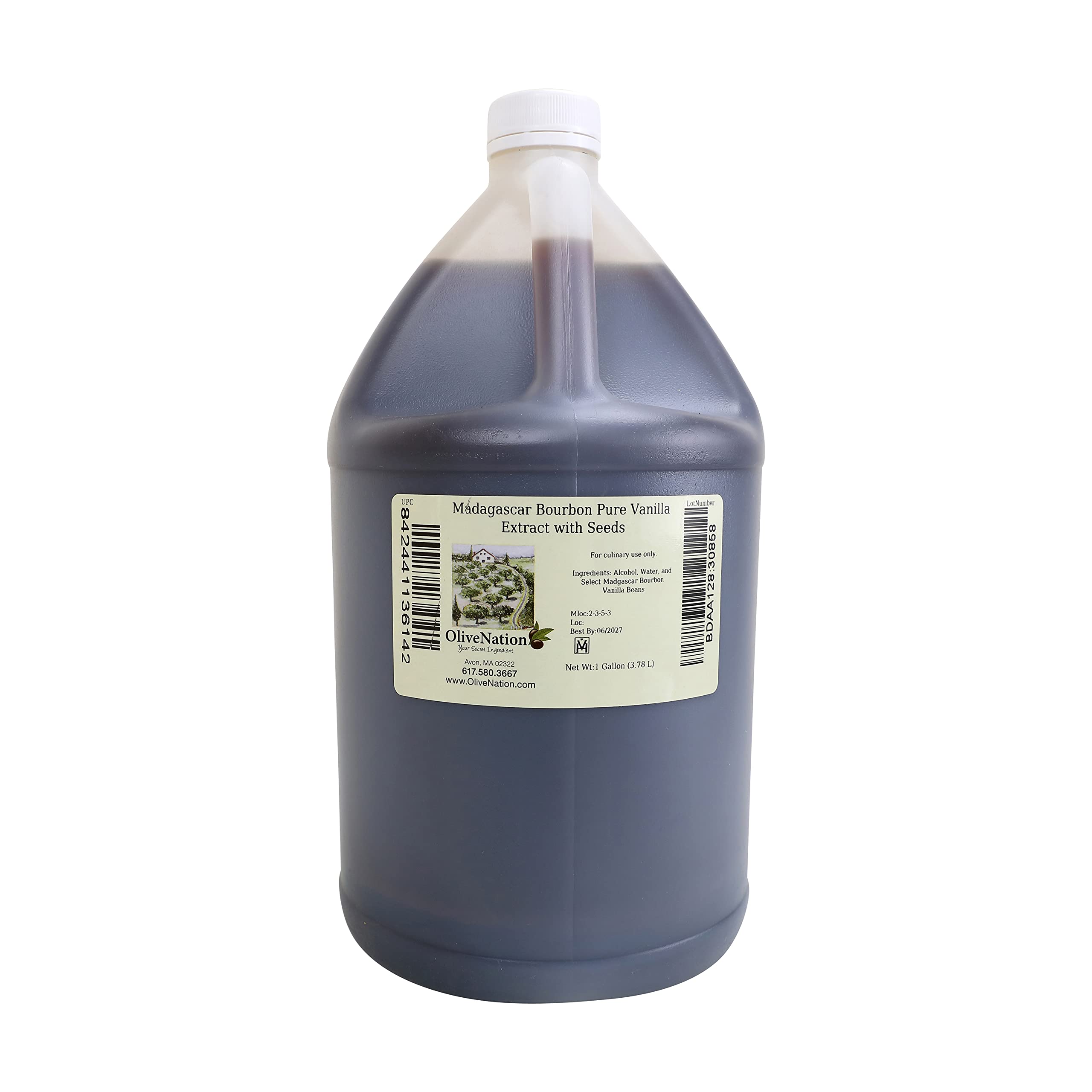 Madagascar Pure Vanilla Extract With Seeds - 5 gal - Perfect For Ice Cream - Whipped Cream - — view 3