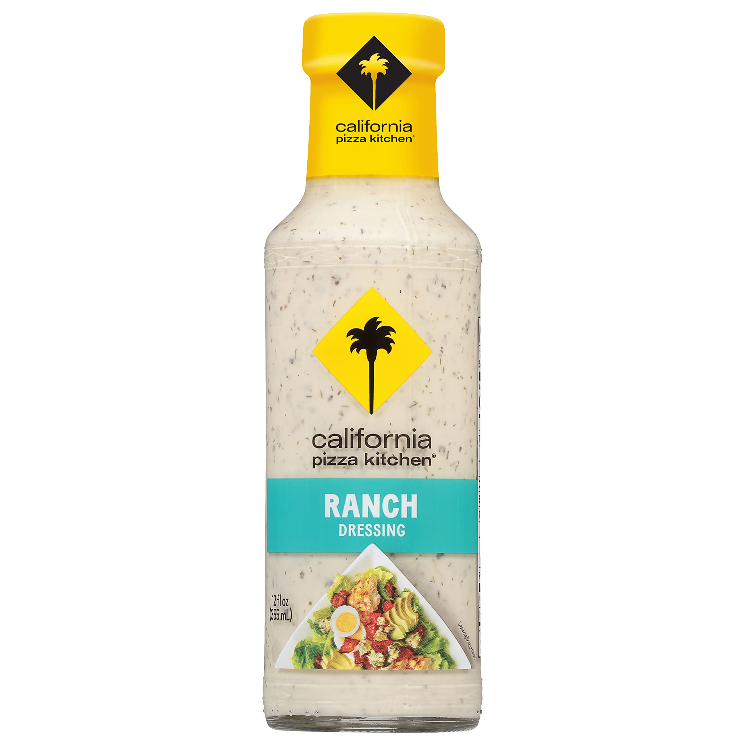 California Pizza KitchenRanch Dressing - Creamy Ranch Dressing, Restaurant-Like Ranch Dip, Fresh and Creative Flavors Collide, Ranch Salad Dressings and Sauces - 12 Fl Oz