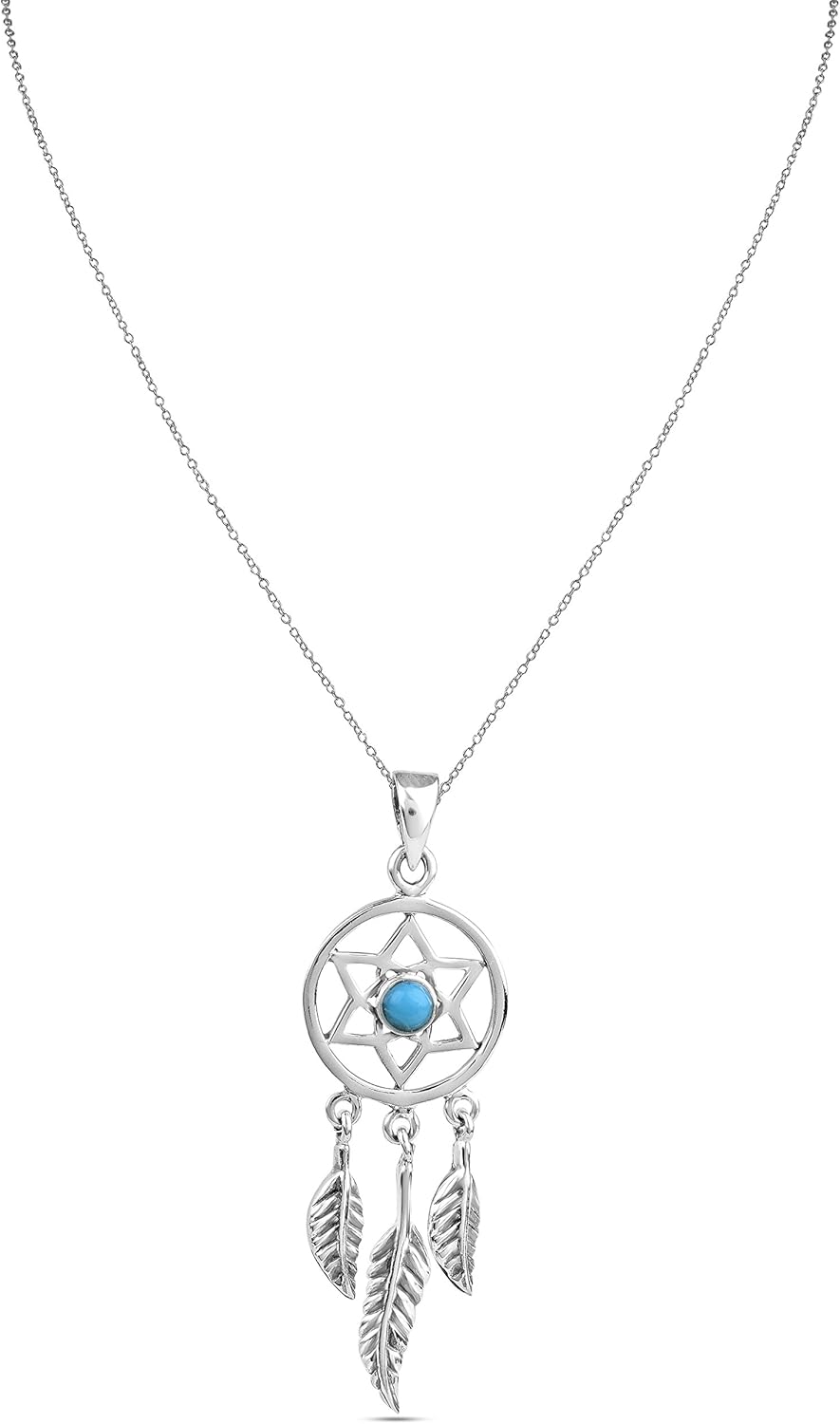 Vista 2 de LeCalla Collar de plata de ley 925 italiana ligera con dije religioso de buena suerte, regalo para el día de la madre para mujer
