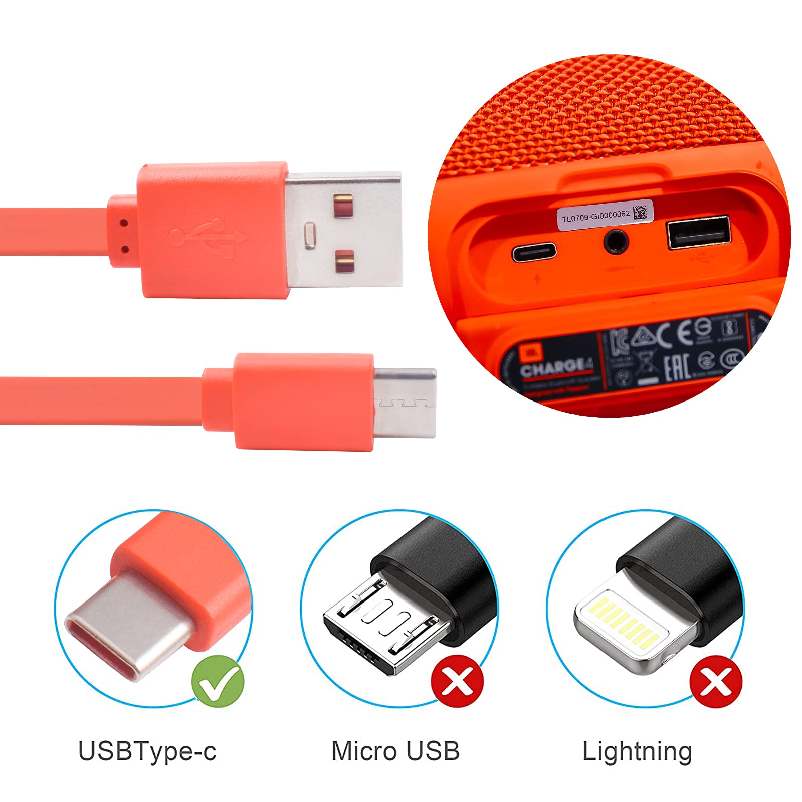 JBL Charge 4 Scheda Di Ricarica SN:/TL Ricambio Ricarica PCB Porta USB-C Connettore JBL Charge 4 Charging PCB JBL Charge 4 USB Scheda Per Numero Di