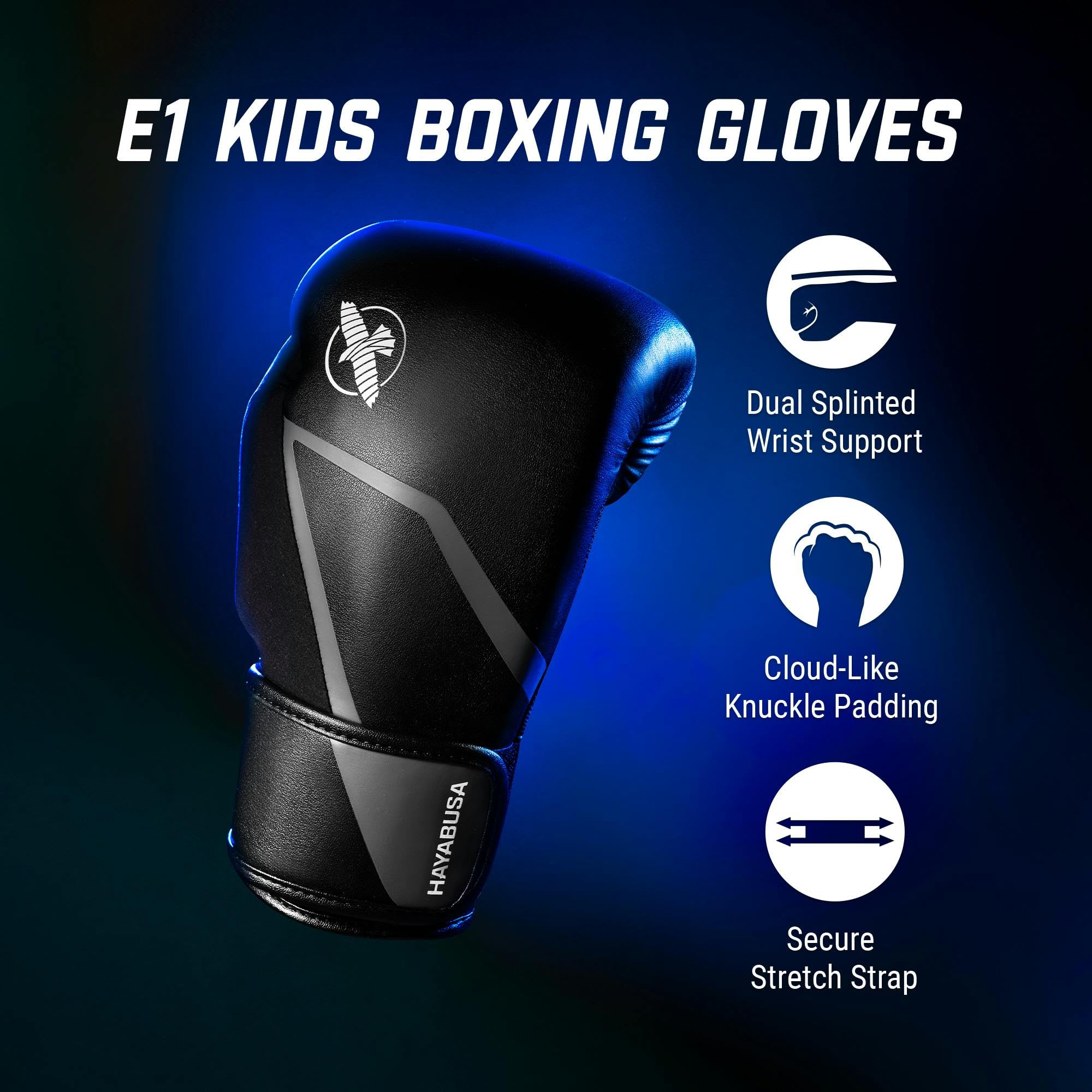 Hayabusa E1 Boxhandschuhe für Kinder, Jugendliche und Jugendliche