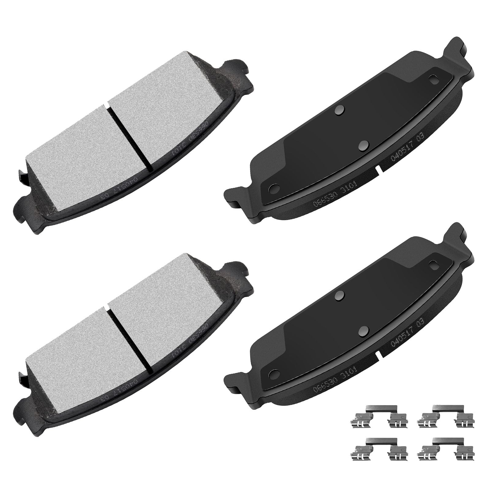 cciyu D1194 Ceramic Rear Brake Pad Set Fit For Cadillac Escalade,Escalade ESV,Escalade EXT,For Chevrolet Avalanche,Silverado,1500,Suburban,1500,Tahoe,For GMC Sierra,1500,Yukon,Yukon XL,1500