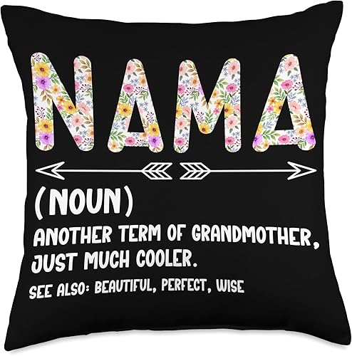 Miniatura 1 de Nama Definition Nama Grandma Nama Grandmother Throw Pillow