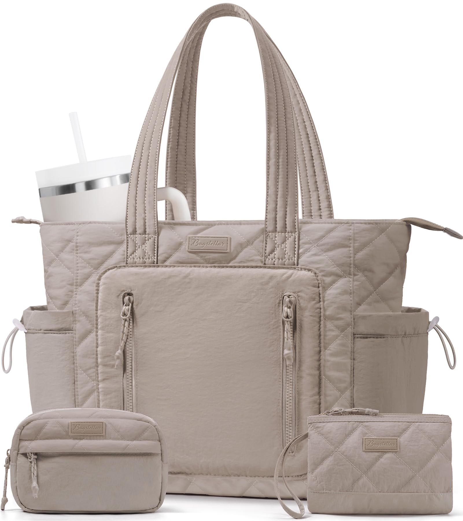 Bagstellar Puffer Tote Bag - travel totes | Mubboo