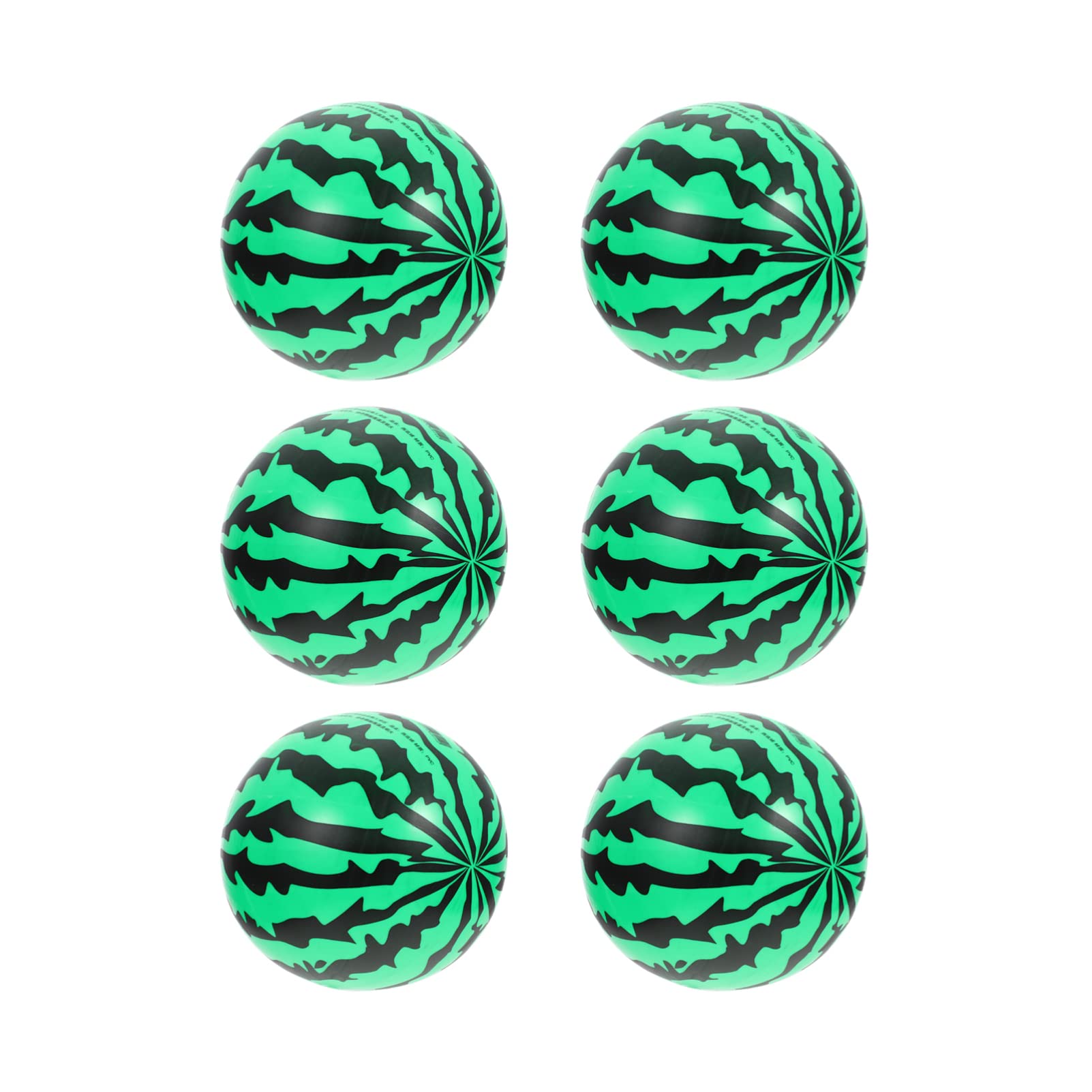 BESPORTBLE 6pcs Watermelon Shape Ball Swimming Pool Ball Beach Balls Summer Plaything Pool Balls Summer Pool Plaything Green