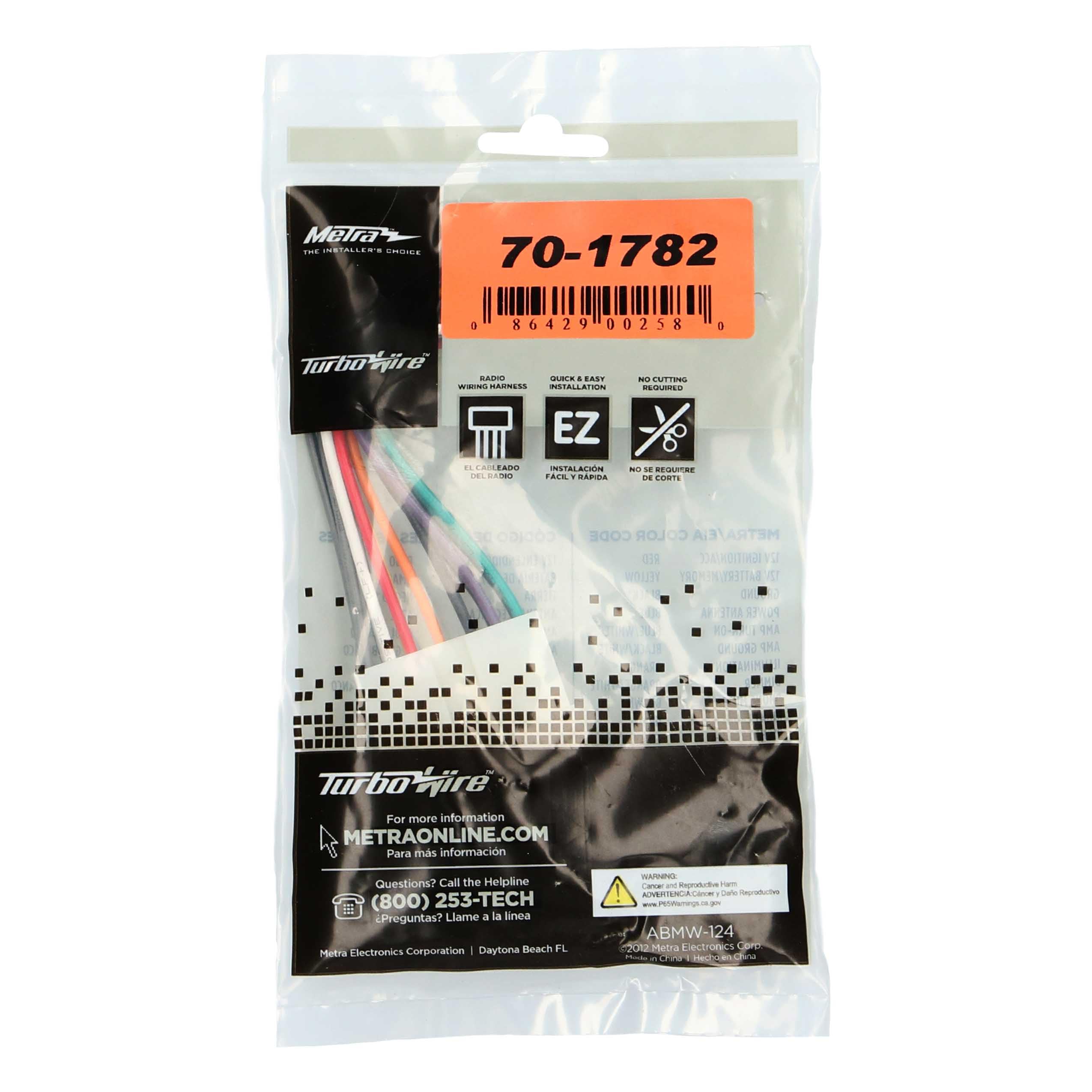 RED WOLF Radio Wiring Harness Compatible With Jeep Wrangler 1992-1996, Eagle 1988-1992, Dodge - View #6