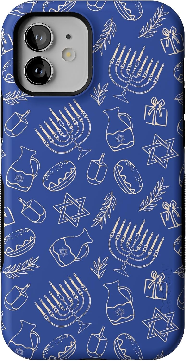 Casely iPhone 12/12 Pro Case | Latke Love | Hannukah | Compatible with MagSafe | Bold Protective Case Design