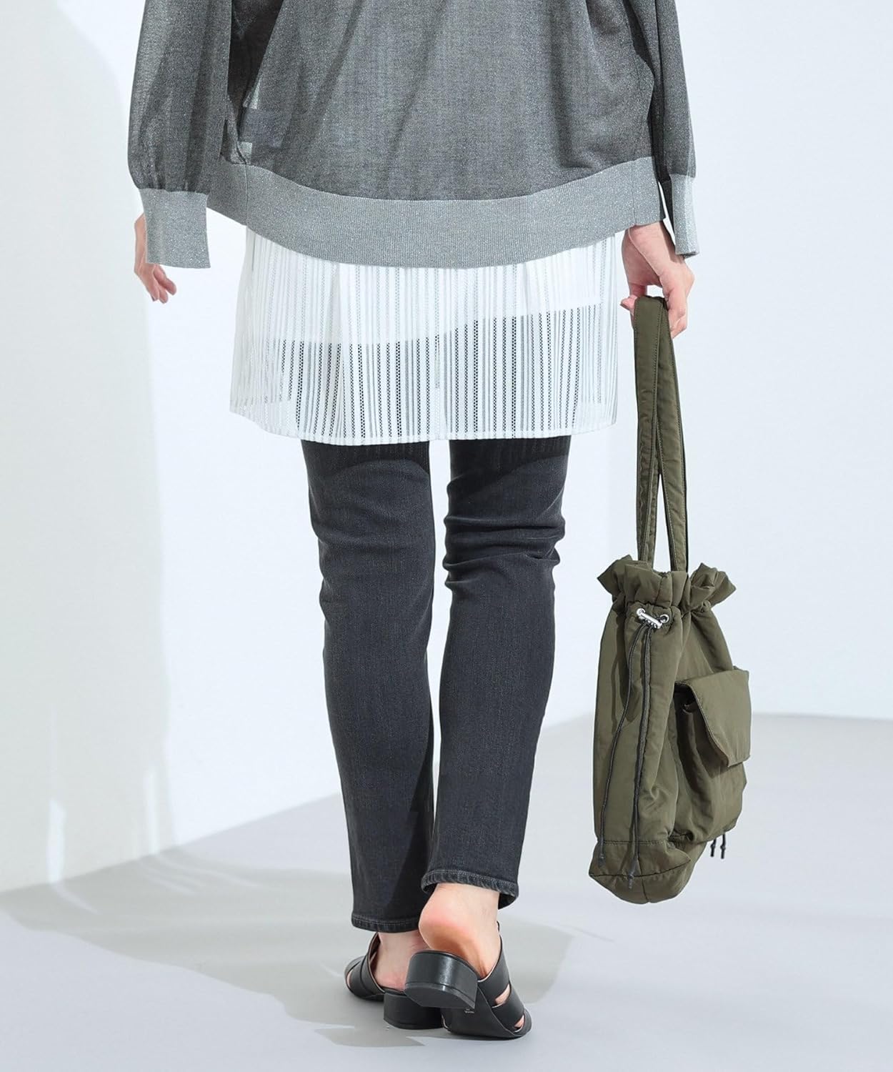 インディヴィ] デニムパンツ 【新登場!褒められデニム】 スキニー