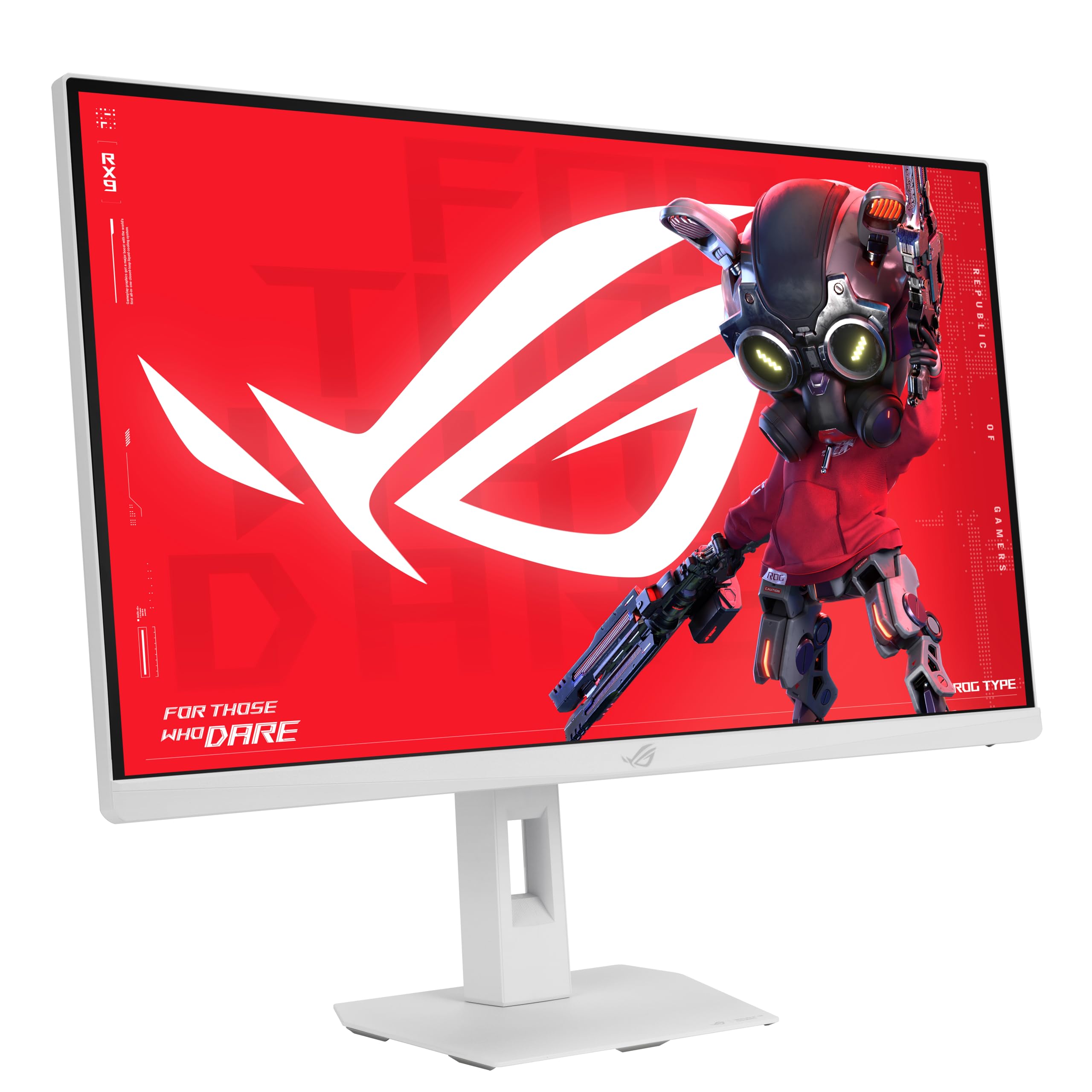 ASUS ROG Strix XG27ACMES-W monitor gamingowy, 27", 2560 x 1440, 255 Hz OC (ponad 144 Hz), 0,3 ms, Fast IPS, Extreme Low Motion Blur Sync, USB typ C, kompatybilny z G-Sync, DisplayWidget Center