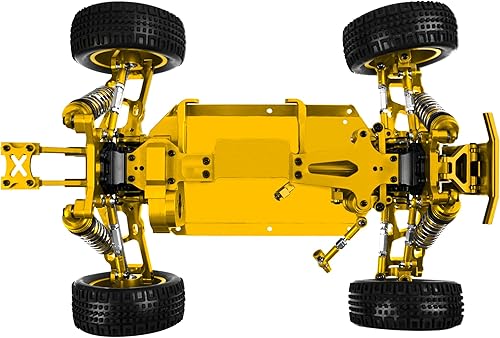 Miniatura 2 de ShareGoo - Marco de chasis de cuerpo de metal RC 114 4WD Kit de marco compatible con WLtoys 114 144010 144001 144002 RC piezas de actualización de