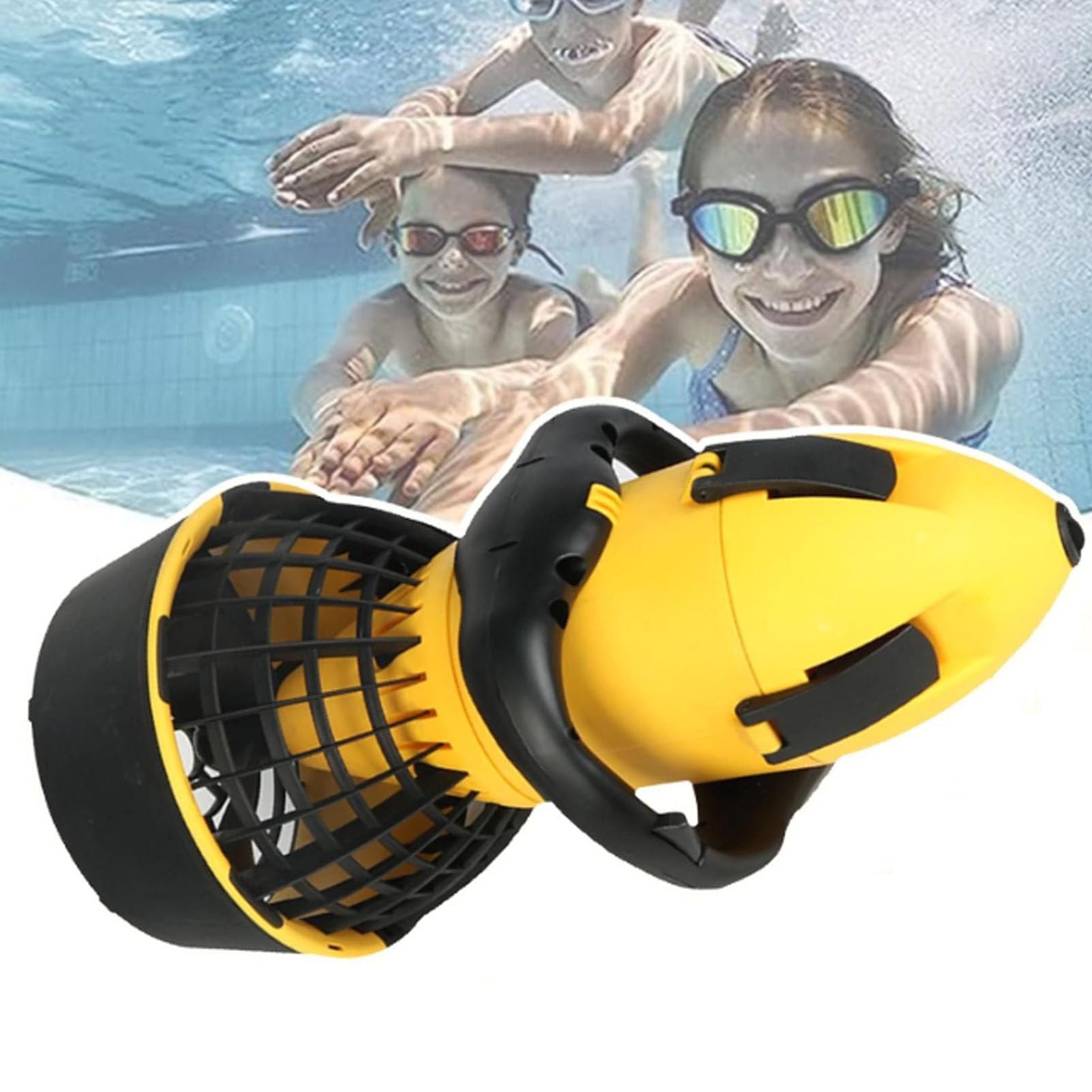 XCSCUK Underwater Sea Scooter,300w Dual Speed Propeller Sport Equipment,for Diving, Swimming, Snorkeling, and Water Adventures