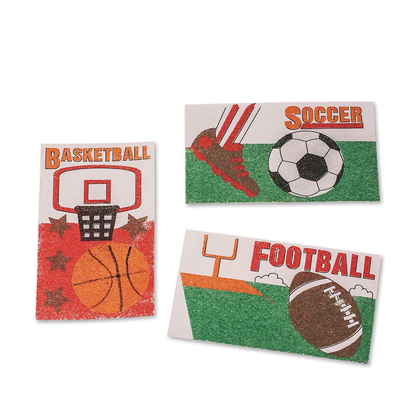 Sports Sand Art Boards Craft Kit