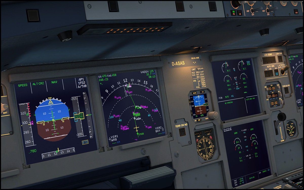 Extension Flight Simulator - Airbus X Extended Edition, Español