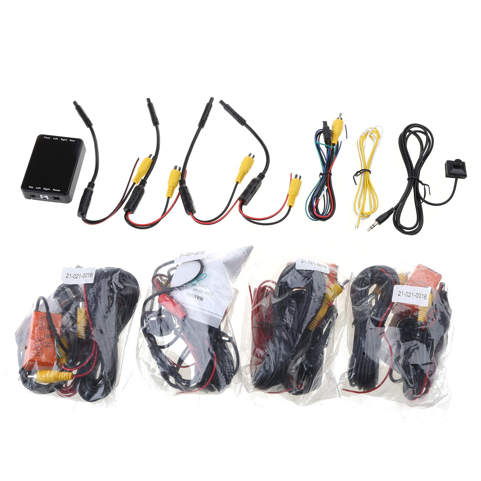 Telecamera per auto Parcheggio Vista Panoramica Rearview 4 Way Control Box 360 Gradi Inversione Accessori Immagine