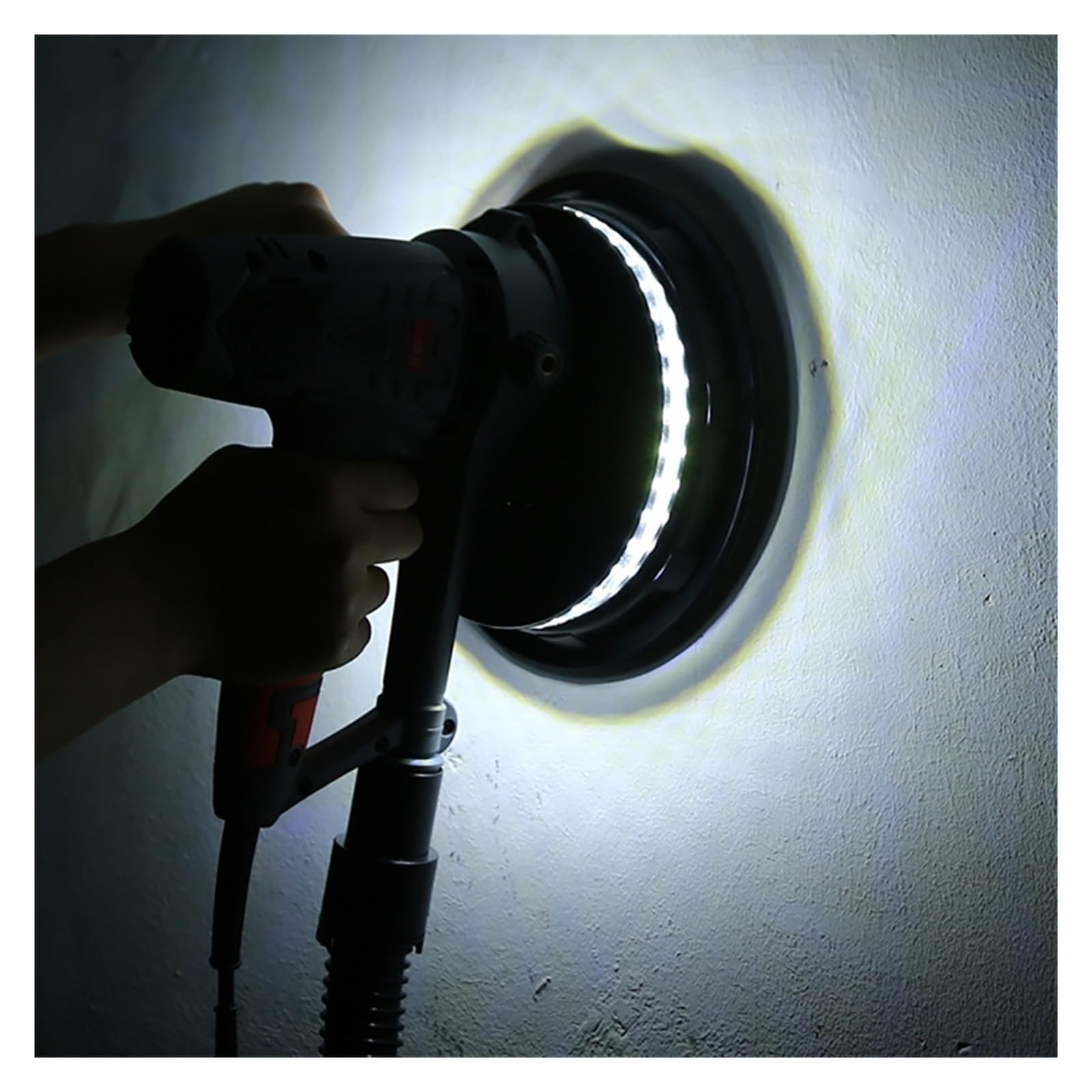 Smerigliatrice da banco, levigatrice a nastro, Levigatrice elettrica for cartongesso 1250W Levigatrice for pareti con utensili elettrici portatili a LED Strumenti for la rimozione dei residui di paret