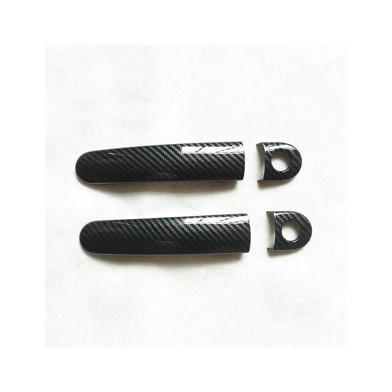 FIXCOR Accessories Door Handle Cover for SEAT for Leon 1M MK1 1P MK2 for Cupra FR Trim Handles Covers Plastic Imitation Carbon Fiber(2DK-2)
