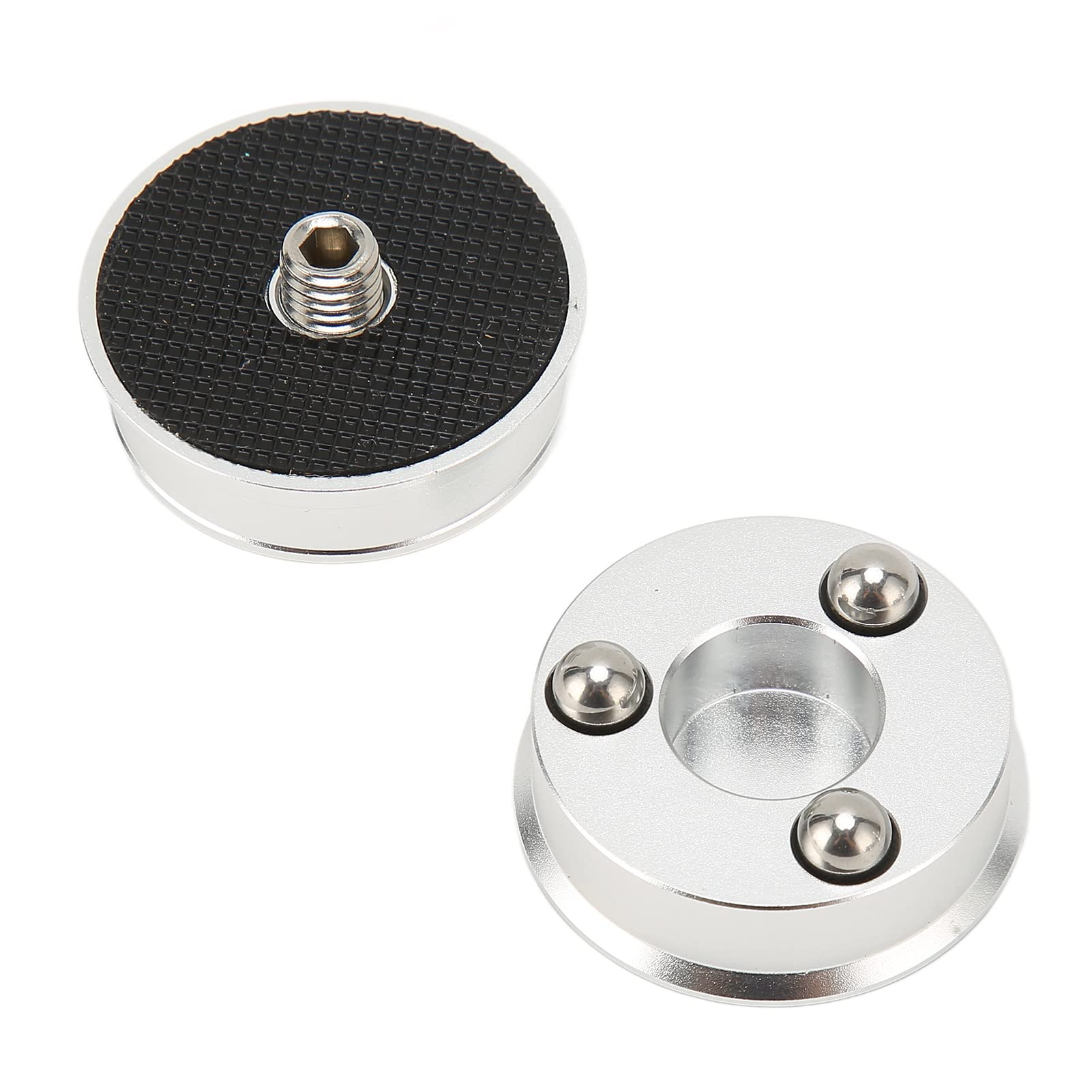 SP3924S 4 pezzi di piedini isolanti per altoparlanti, piedini isolanti in lega di alluminio per giradischi HiFi con ammortizzatore a sfera d’acciaio, adatti per amplificatori,