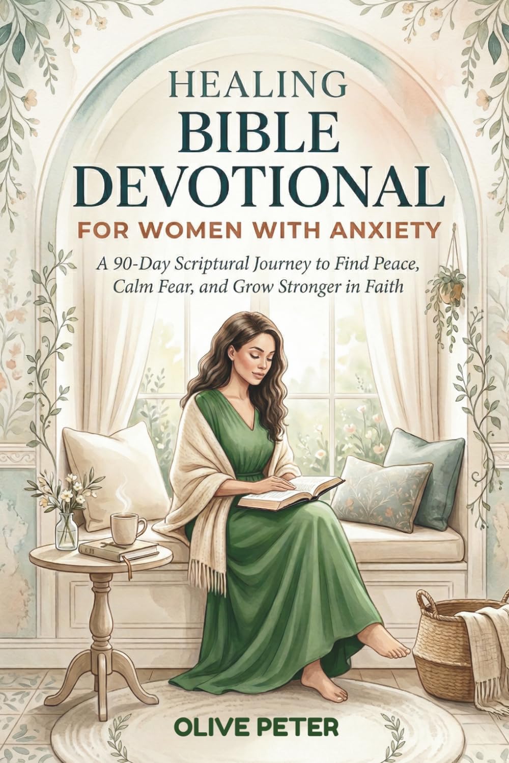 HEALING BIBLE DEVOTIONAL FOR WOMEN WITH ANXIETY: A 90-Day Scriptural Journey to Find Peace, Calm Fear, and Grow Stronger in Faith