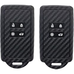 Funda Llave Renault Clio HooRLZ R-enault - Funda de silicona para llave RENAULT, 4 botones, funda de silicona para llave RENAULT, 2 unidades, diseño de rayas