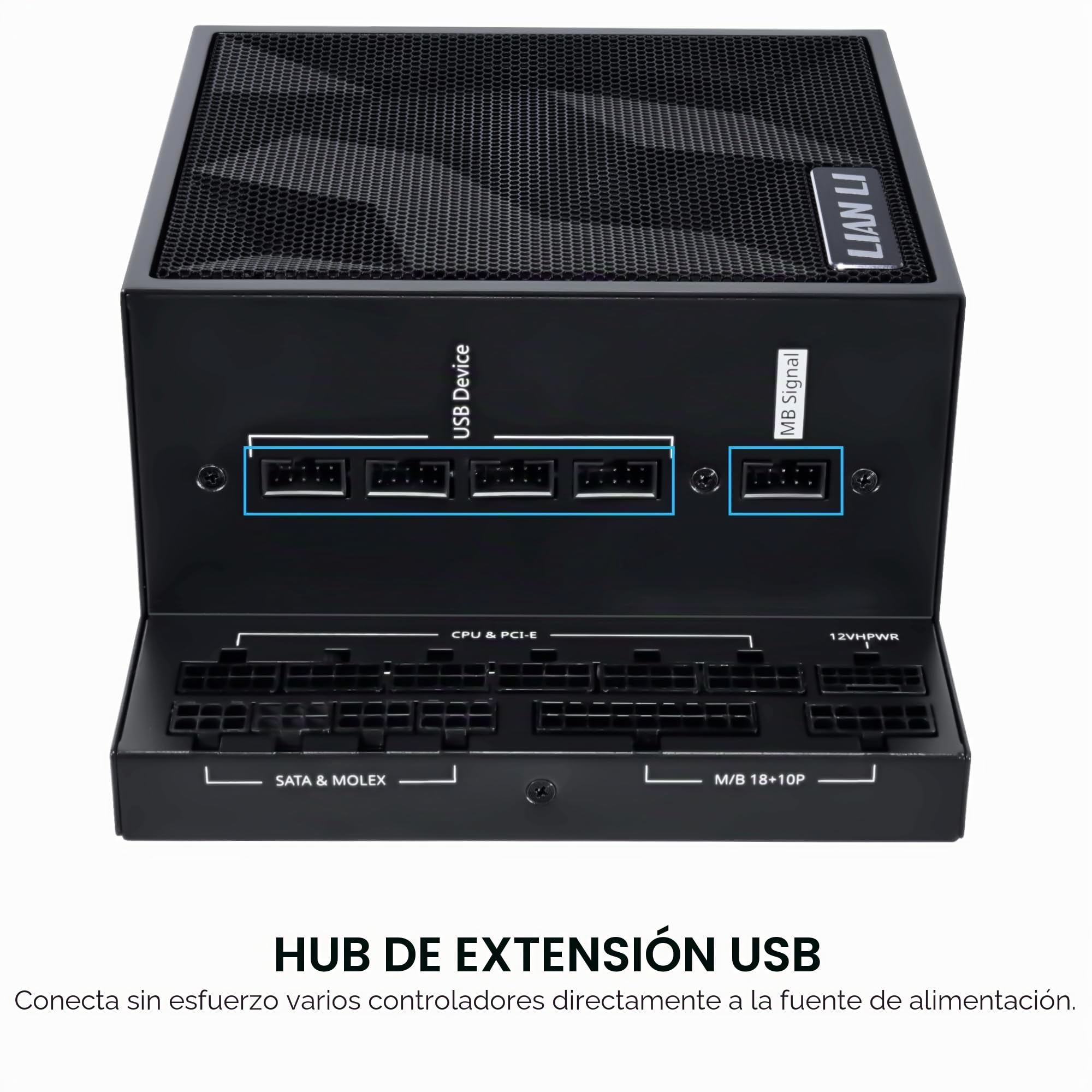 Lian Li EDGE EG1300 80 PLUS Platinum Netzteil, PCIe 5.1, ATX 3.1 - 1300 Watt, schwarz