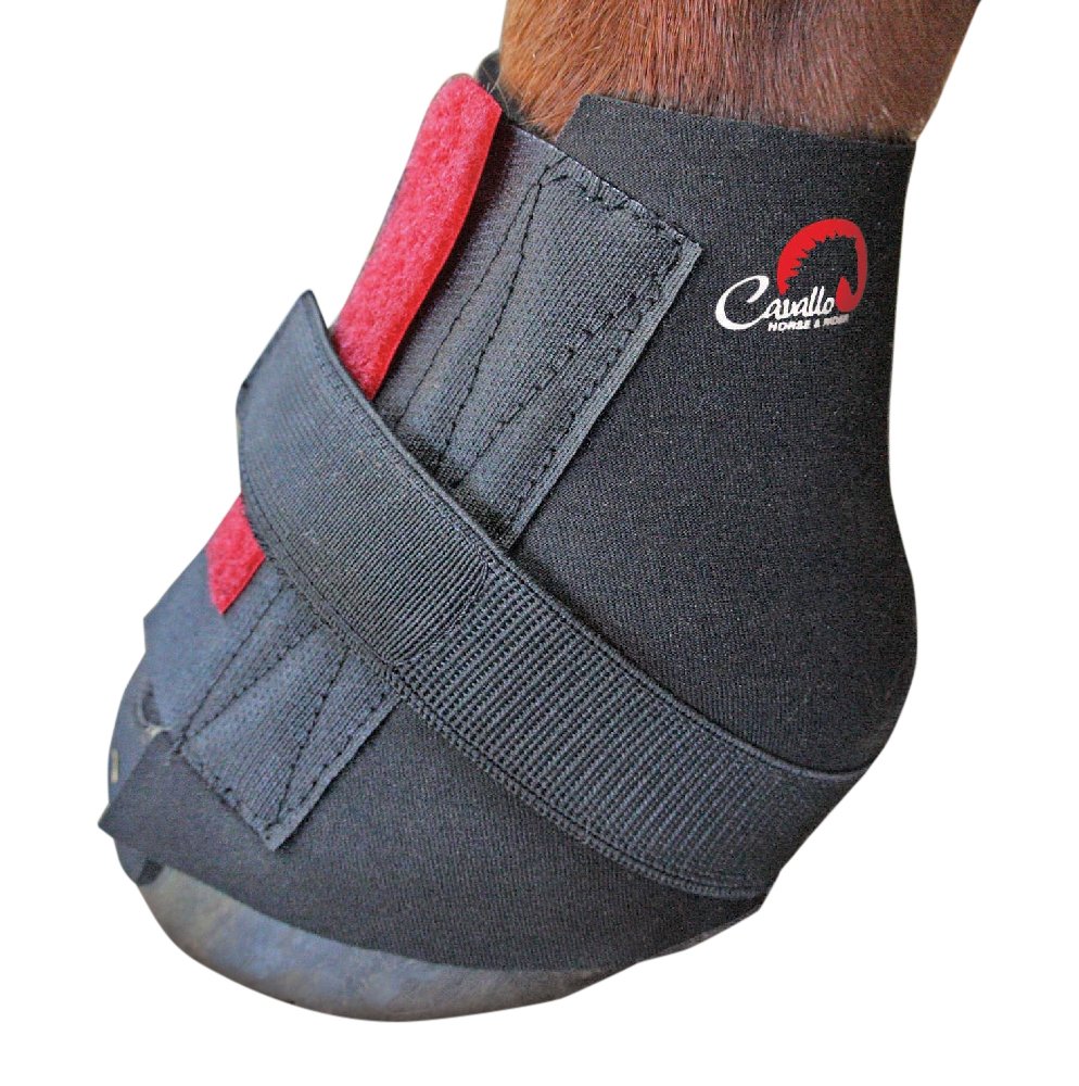 Cavallo Equine Pastern Wraps Pastern Boot Medium Black