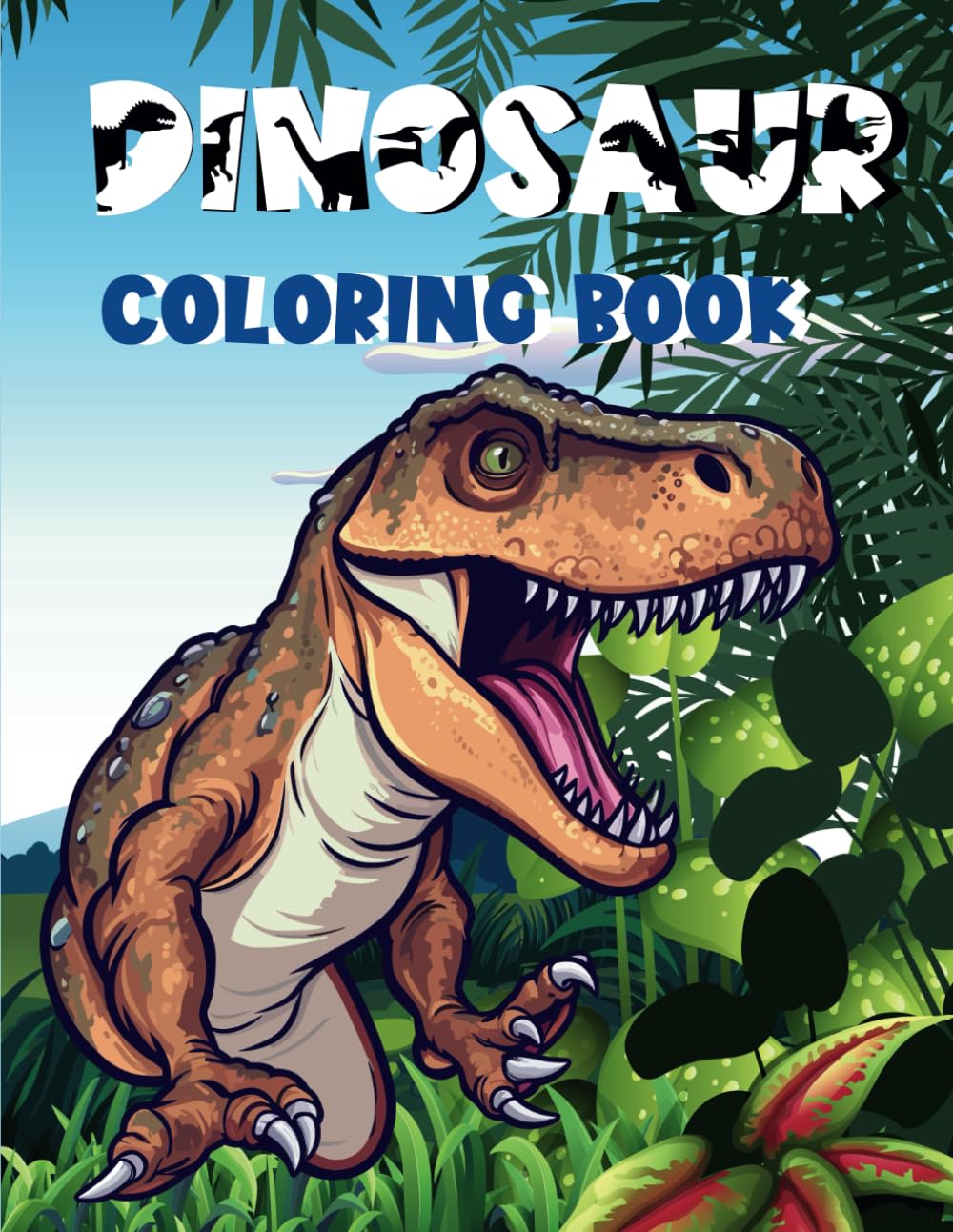 Dinosaur Coloring Book: Color the Age of Dinosaurs