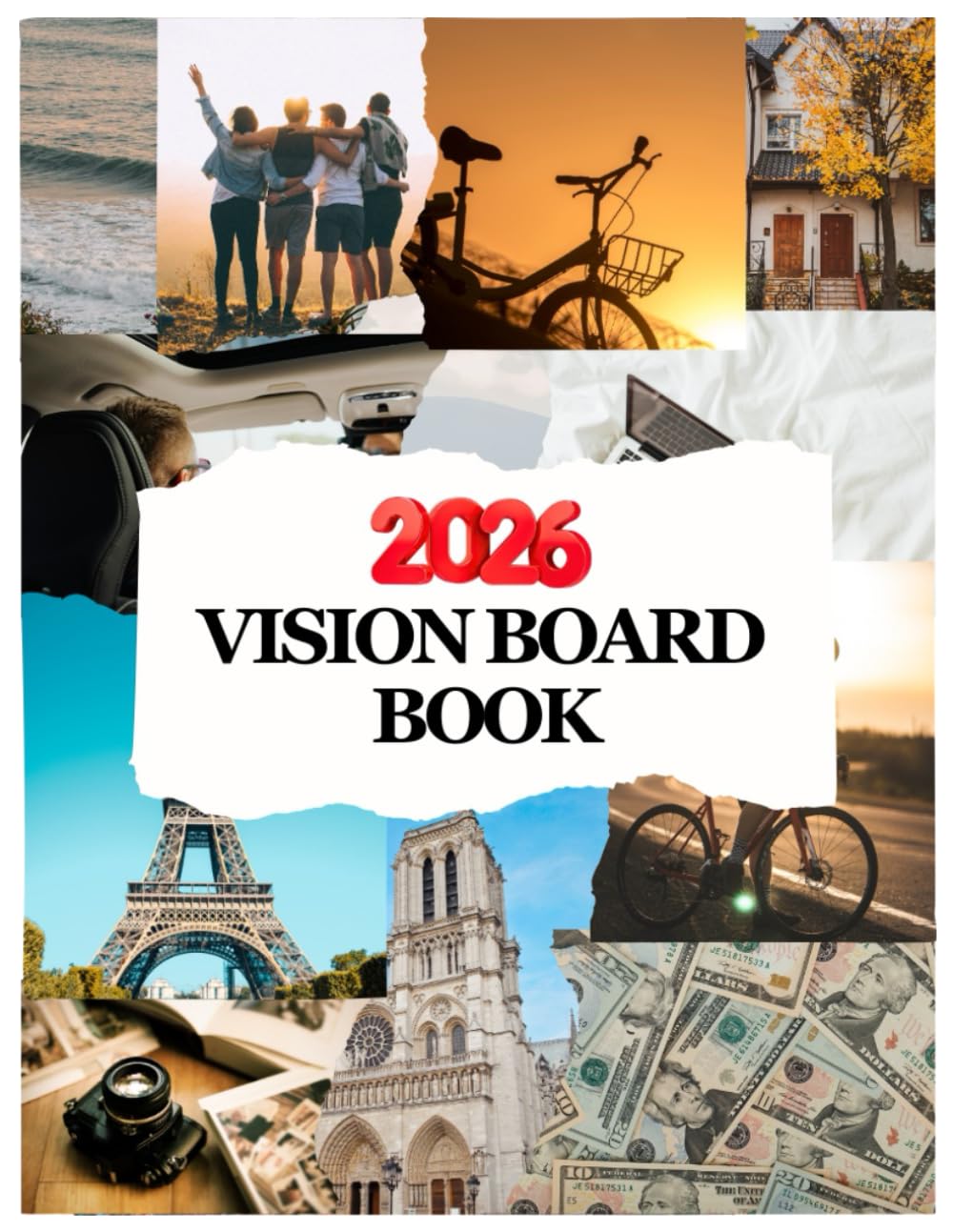 2026 VISION BOARD BOOK: Poweful Visuals, Affirmations and Scriptures to Create the Abundant Life.