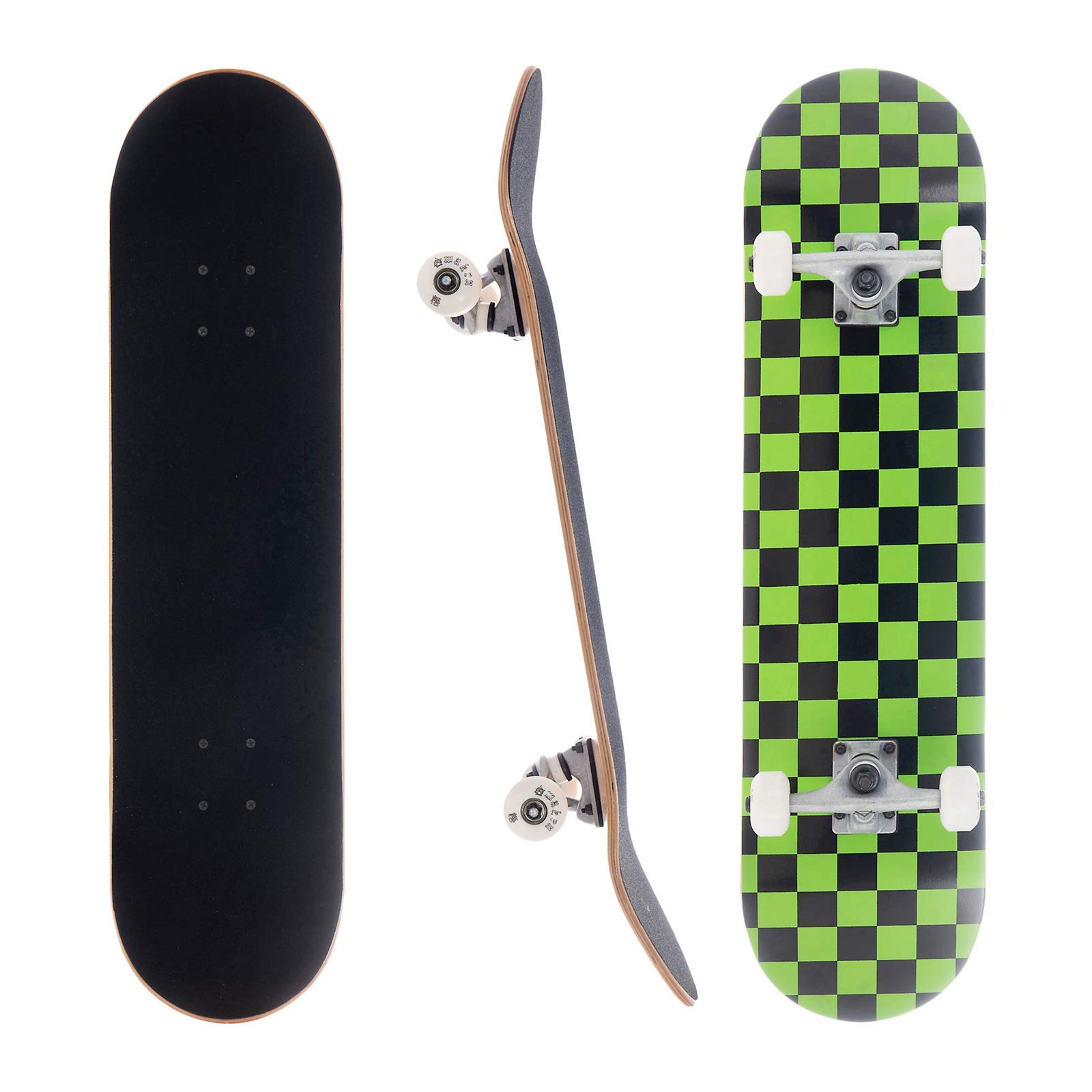 AWAKEN Canadian Maple Checkered Bottom Skateboard
