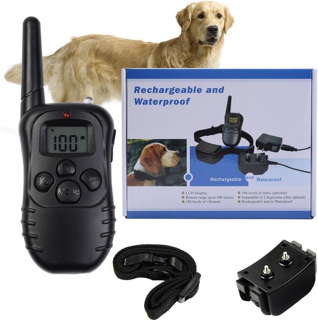 MAYIBO Rechargeable and waterproof dog collar remote pet