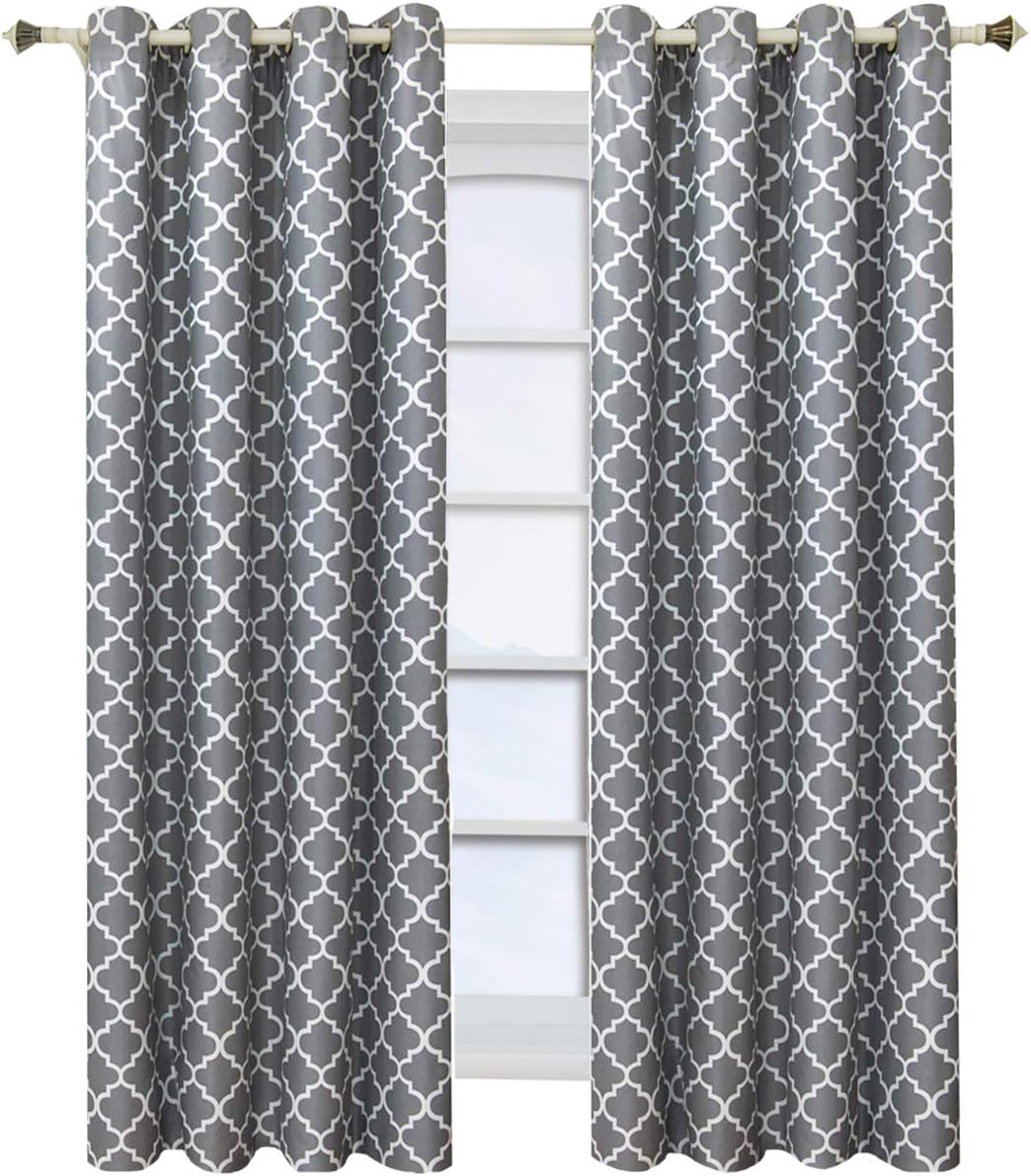 Royal Hotel Bedding Meridian Gray Grommet Blackout Window