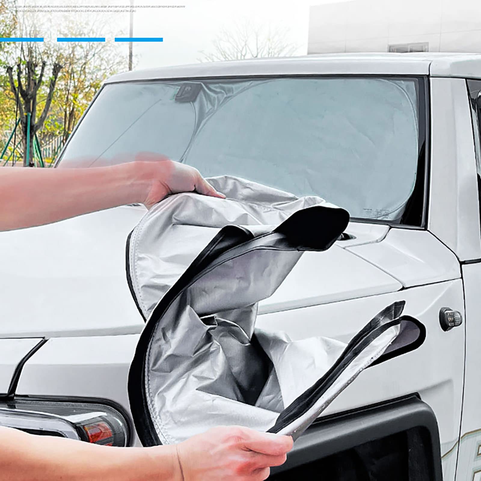 Amazon.co.jp: Aosseiye Fj クルーザーサンシェード 車用フロント