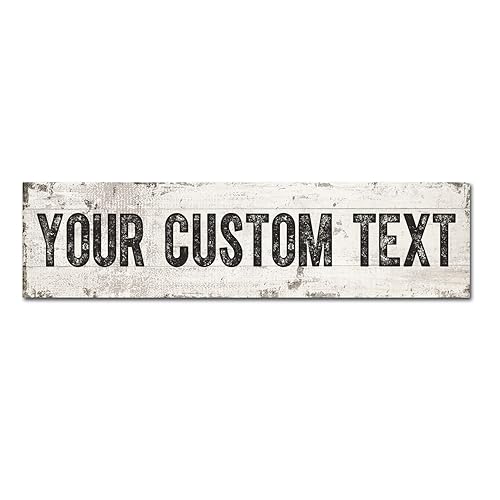 Custom Metal Sign Light Rustic