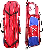 Vista 10 de LEONARK Bolsa de rueda de esgrima con barra de tracción para sable de espada y papel de aluminio - Hema Sword Bag Trolley Case para esgrima traje