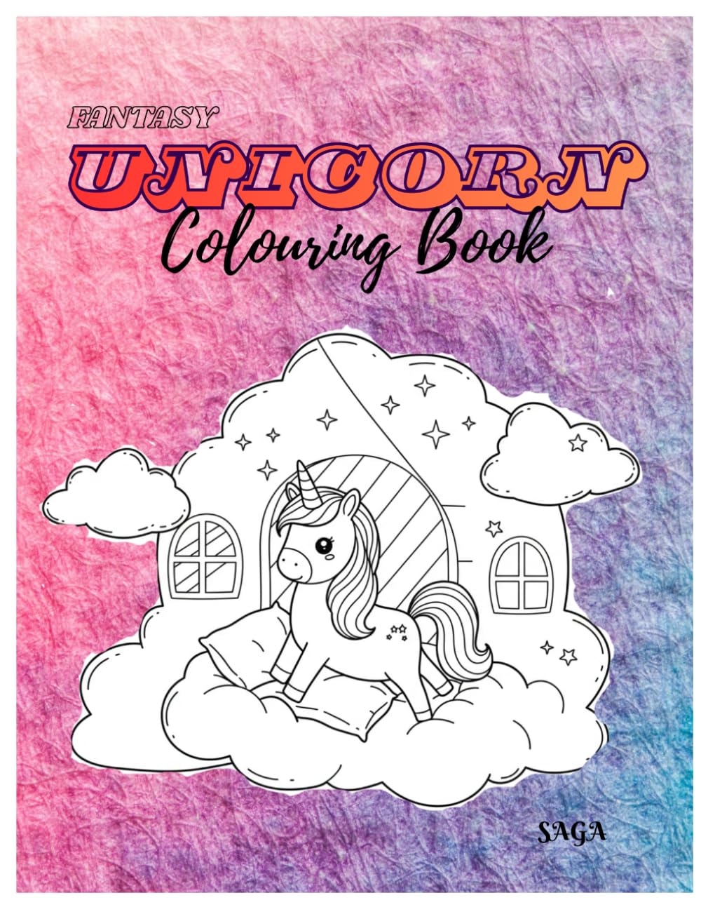 Fantasy Unicorn Colouring Book