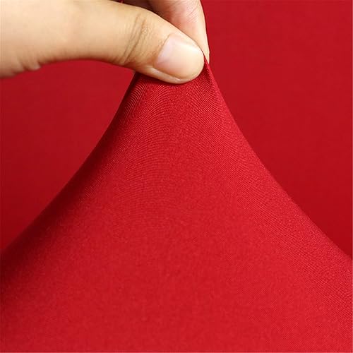 Miniatura 3 de Paquete de 4 fundas elásticas de licra para sillas de comedor, extraíbles y lavables, fundas protectoras para sillas de comedor, cocina, hotel (rojo)