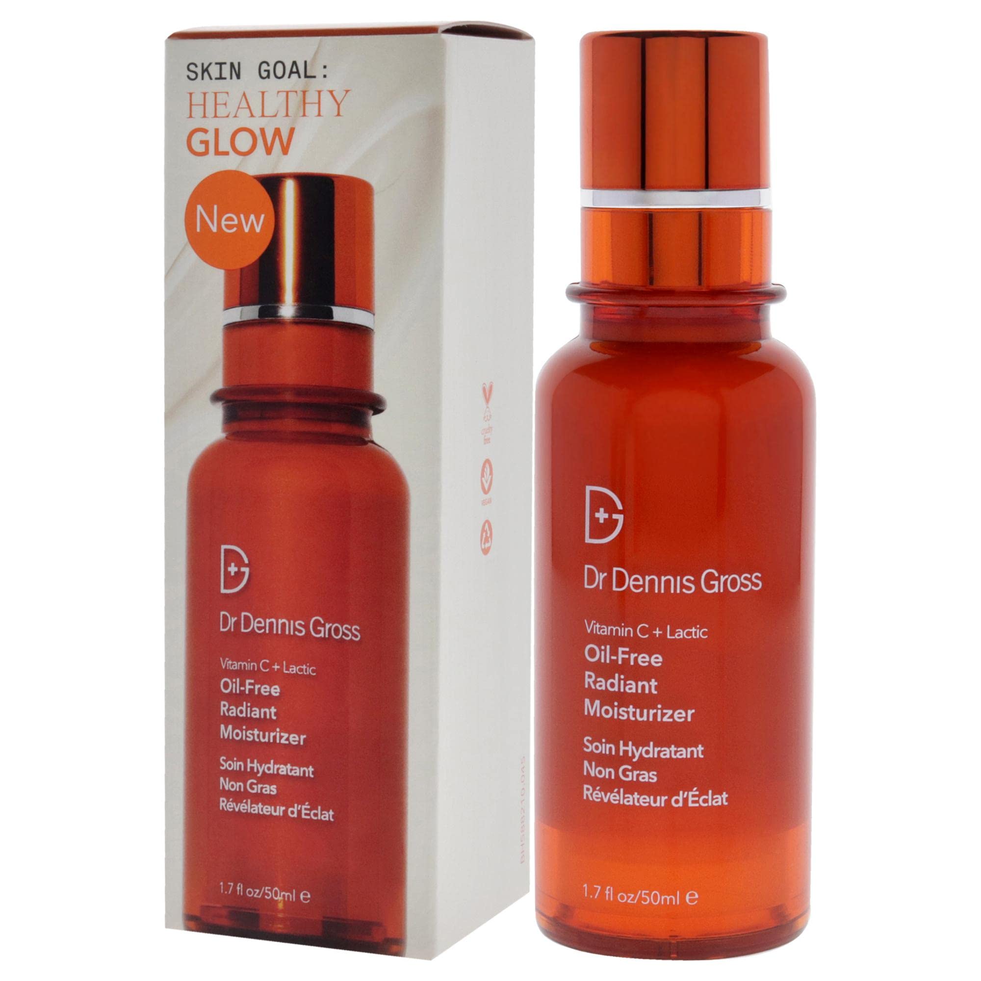 Vitamin C Plus Lactic Oil-Free Radiant Moisturizer by Dr. Dennis Gross for Women - 1.7 oz Moisturizer