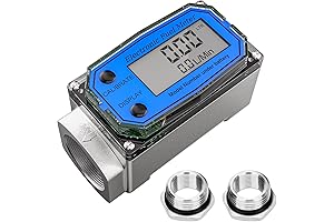 Precise 1 Inch Liquid Flow Meter: Fuel, Kerosene, Water, and More